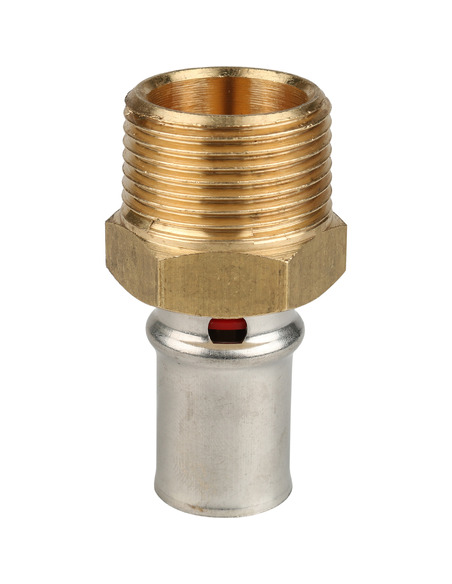 Переходник STOUT 16x3/4" НР для металлопластиковых труб пресс