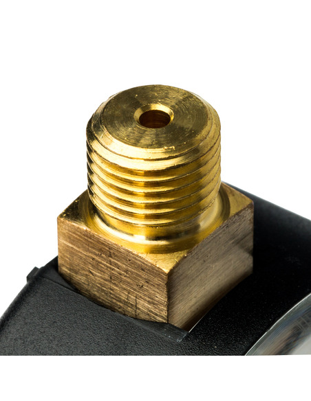 Манометр STOUT 63 мм, 1/4", 0-10 бар, радиальный Манометр STOUT 63 мм, 1/4", 0-10 бар, радиальный