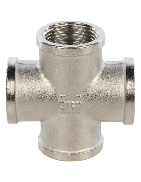 Крестовина никелированная STOUT 3/4" ВР