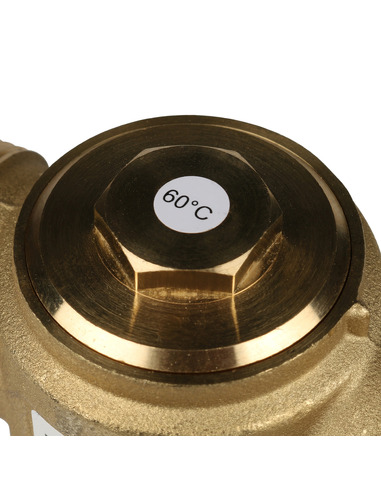 Термостатический смесительный клапан STOUT 60°C, 1 1/4" НР, Kvs 9
