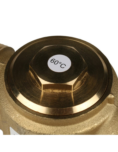 Термостатический смесительный клапан STOUT 60°C, 1 1/4" НР, Kvs 9
