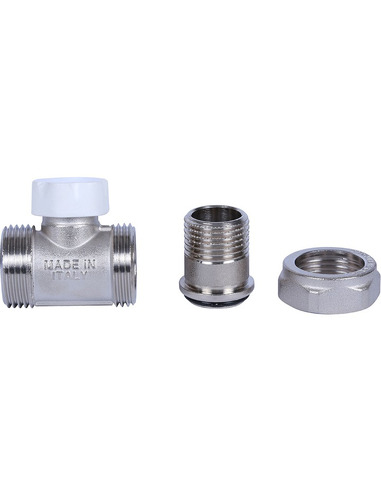 Клапан запорно-балансировочный STOUT 1/2"х3/4" ЕК прямой