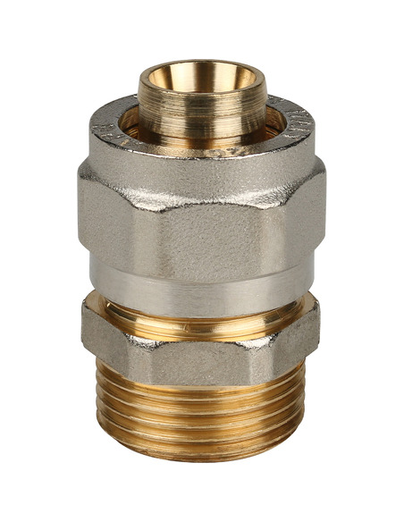 Переходник STOUT 20x3/4" НР для металлопластиковых труб обжим