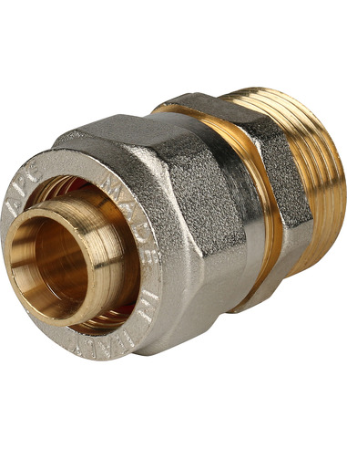 Переходник STOUT 20x3/4" НР для металлопластиковых труб обжим