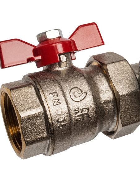 Коллектор STOUT из латуни в сборе с расходомерами 6 вых.