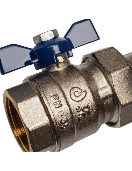 Коллектор STOUT из латуни в сборе с расходомерами 6 вых.