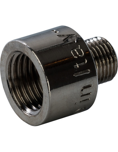 Переходник никелированный STOUT 1/4"х1/8" ВР-НР