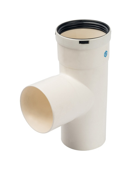 Тройник STOUT Ø80 T-образный конденсац.