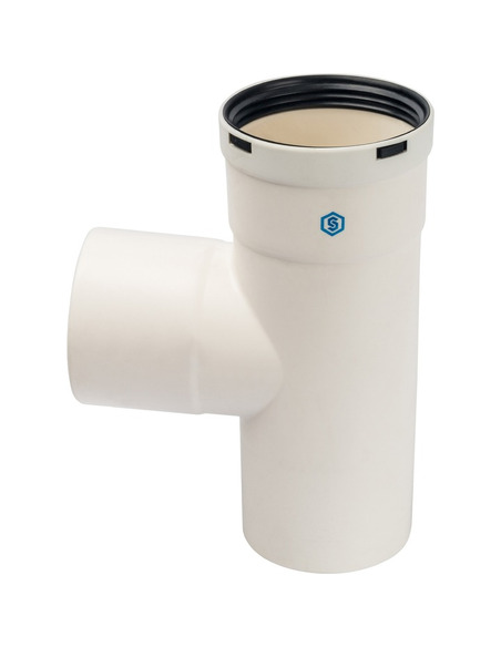 Тройник STOUT Ø80 T-образный конденсац.