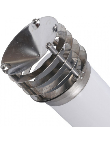 Труба с наконечником BAXI Ø60/100 - 1100мм антилёд выступ дымовой трубы 350 мм