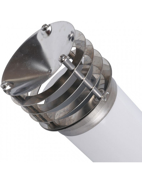 Труба с наконечником BAXI Ø60/100 - 1100мм антилёд выступ дымовой трубы 350 мм