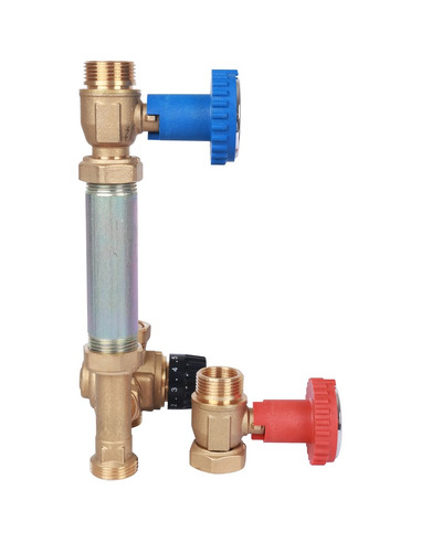 Насосная группа STOUT с термостатическим смесителем 3/4" без насоса