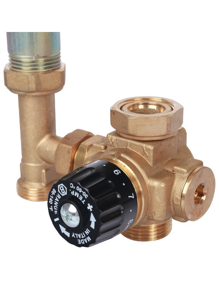 Насосная группа STOUT с термостатическим смесителем 3/4" без насоса