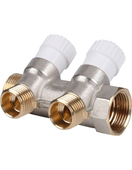 Коллектор распределительный STOUT 3/4", 2 вых 1/2"