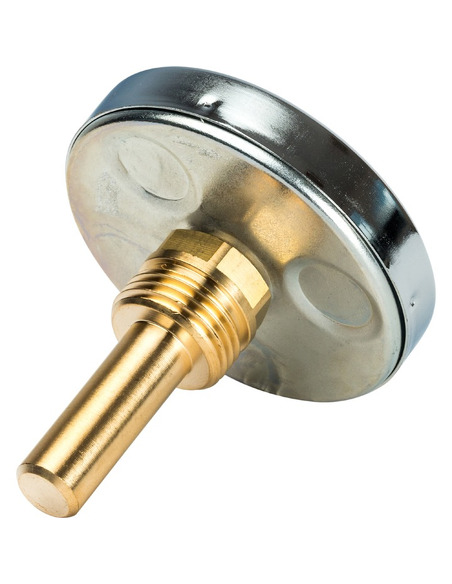 Термометр биметаллический Watts F+R801 OR 63 мм, 0-120ºС погружной, гильза 50 мм