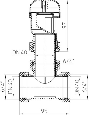 Клапан вентиляционный HL904T