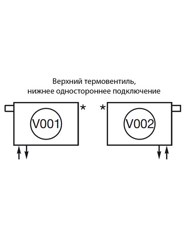 Радиатор трубчатый Zehnder Charleston 2056/10 V001/V002 1/2" RAL9016 (кроншт. в компл.)