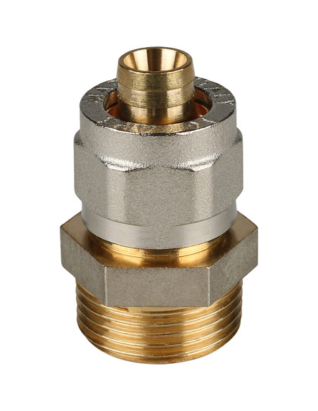 Переходник STOUT 16x3/4" НР для металлопластиковых труб обжим