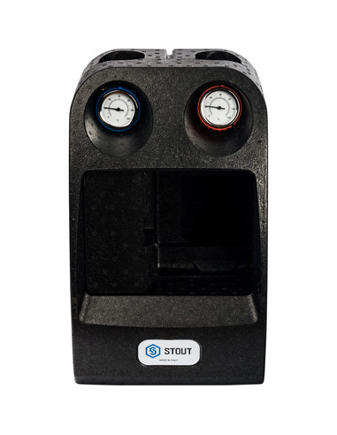 Насосная группа STOUT с приводным смесителем 1" без насоса (реверс)