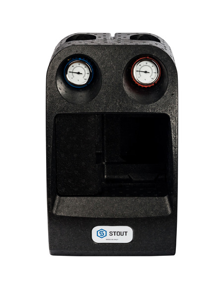 Насосная группа STOUT с приводным смесителем 1" без насоса (реверс)