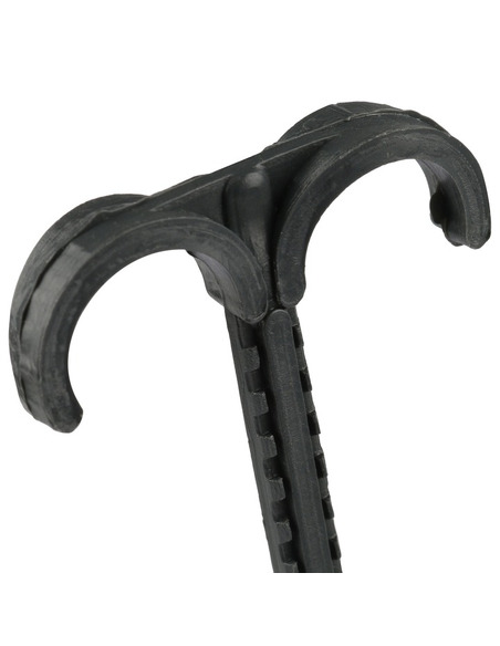 Дюбель-крюк STOUT двойной для труб 32 мм