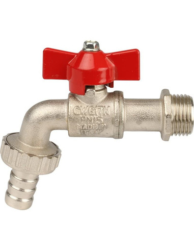 Кран шаровой ITAP GAR 168 3/4" со штуцером (бабочка)