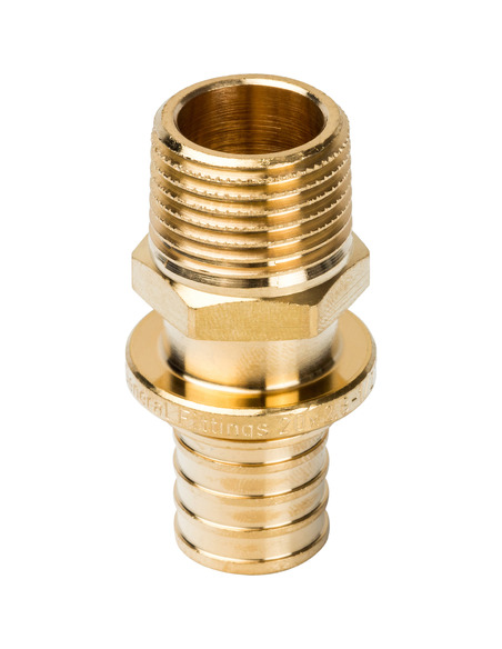 Переходник STOUT 20x1/2" НР для труб из сшитого полиэтилена