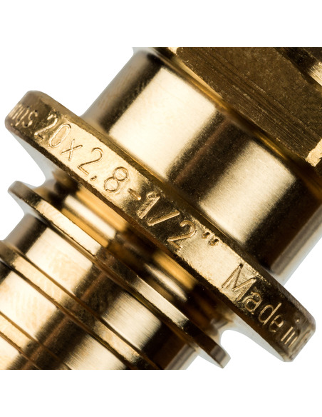 Переходник STOUT 20x1/2" НР для труб из сшитого полиэтилена