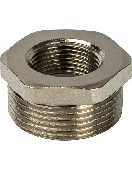 Футорка никелированная STOUT 1 1/4"х3/4" НР-ВР