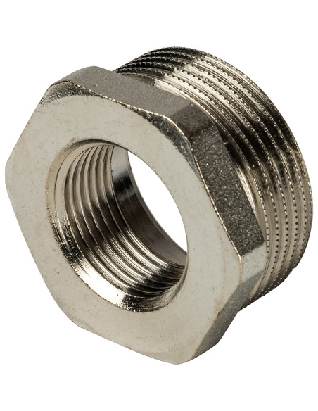 Футорка никелированная STOUT 1 1/4"х3/4" НР-ВР