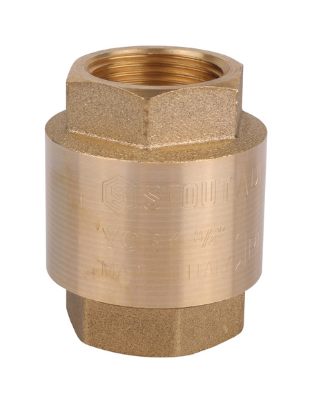 Клапан обратный STOUT 3/4" с пластиковым седлом