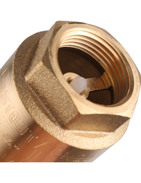 Клапан обратный STOUT 3/4" с пластиковым седлом