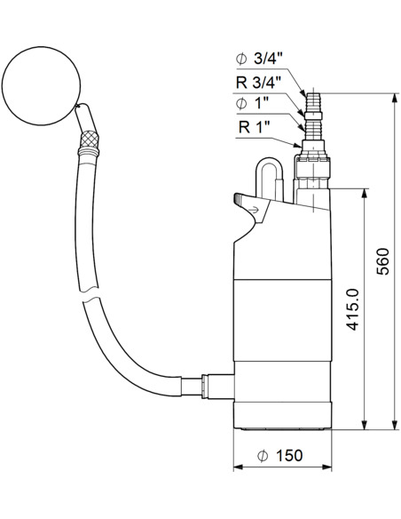 Насос колодезный Grundfos SB 3-35 AW