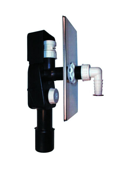 Сифон встроенный HL404.1 для стиральной или посудомоечной машины