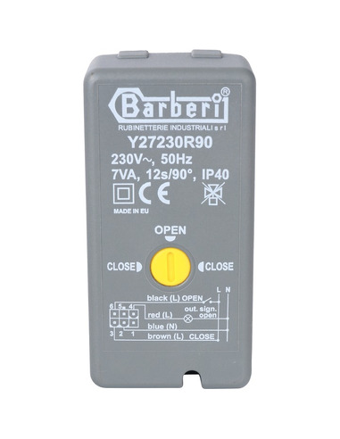 Клапан двухходовой зональный STOUT 1" НР с сервоприводом 230V, Kvs 12