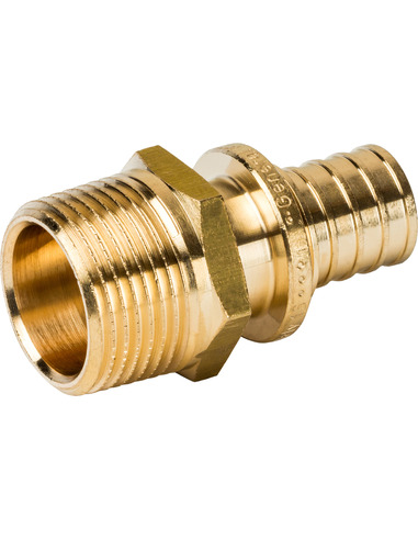 Переходник STOUT 20x3/4" НР для труб из сшитого полиэтилена