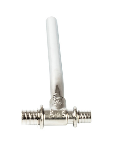 Трубка для подключения радиатора Т-образная STOUT 16/15/20 для труб из сшитого полиэтилена