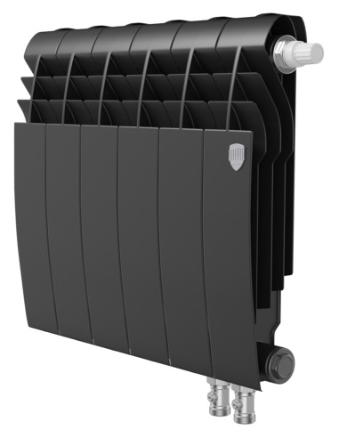 Биметаллический радиатор Royal Thermo BiLiner Noir Sable VDR 350 х6