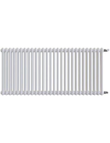 Радиатор трубчатый Zehnder Charleston 2056/28 1270/7610 1/2" RAL9016 (кроншт. в компл.)