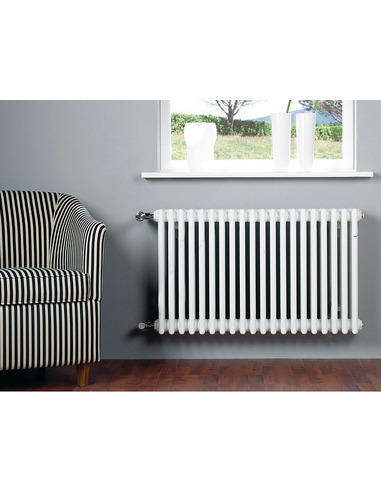 Радиатор трубчатый Zehnder Charleston 2056/28 1270/7610 1/2" RAL9016 (кроншт. в компл.)