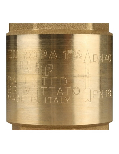 Клапан обратный ITAP EUROPA 100 1 1/2" с металлическим седлом