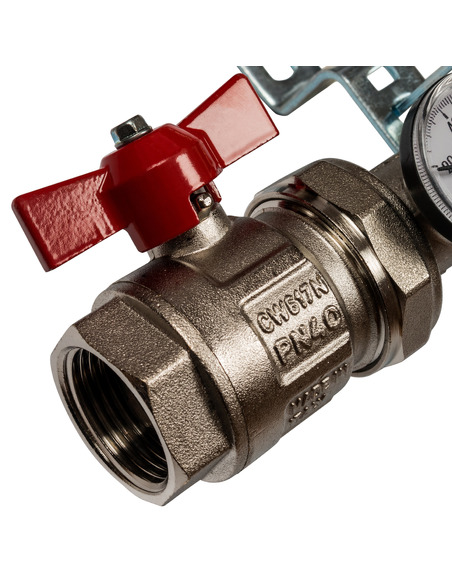 Коллектор STOUT из нержавеющей стали в сборе без расходомеров 11 вых.