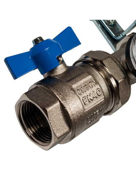 Коллектор STOUT из нержавеющей стали в сборе без расходомеров 11 вых.