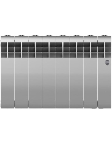 Биметаллический радиатор Royal Thermo BiLiner Silver Satin 350 х8