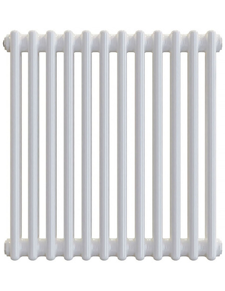 Радиатор трубчатый Zehnder Charleston 3057/12 1270/7610 1/2" RAL9016 (кроншт. в компл.)