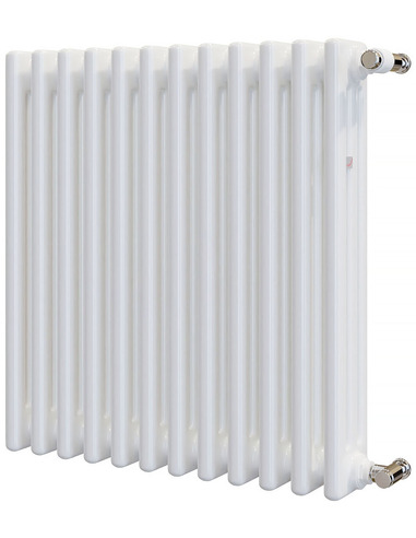 Радиатор трубчатый Zehnder Charleston 3057/12 1270/7610 1/2" RAL9016 (кроншт. в компл.)