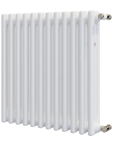 Радиатор трубчатый Zehnder Charleston 3057/12 1270/7610 1/2" RAL9016 (кроншт. в компл.)