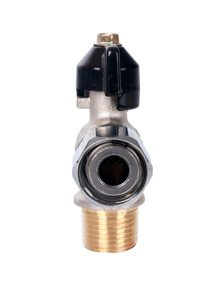 Кран шаровой угловой STOUT 1/2"х1/2" НР-накидная гайка (бабочка)