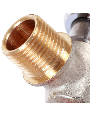 Кран шаровой угловой STOUT 1/2"х1/2" НР-накидная гайка (бабочка)