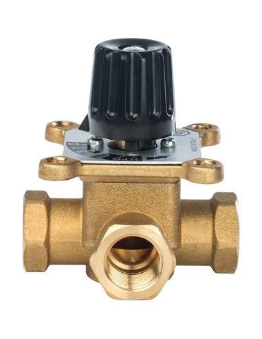 Клапан трехходовой смесительный STOUT 1/2" ВР, Kvs 2,5